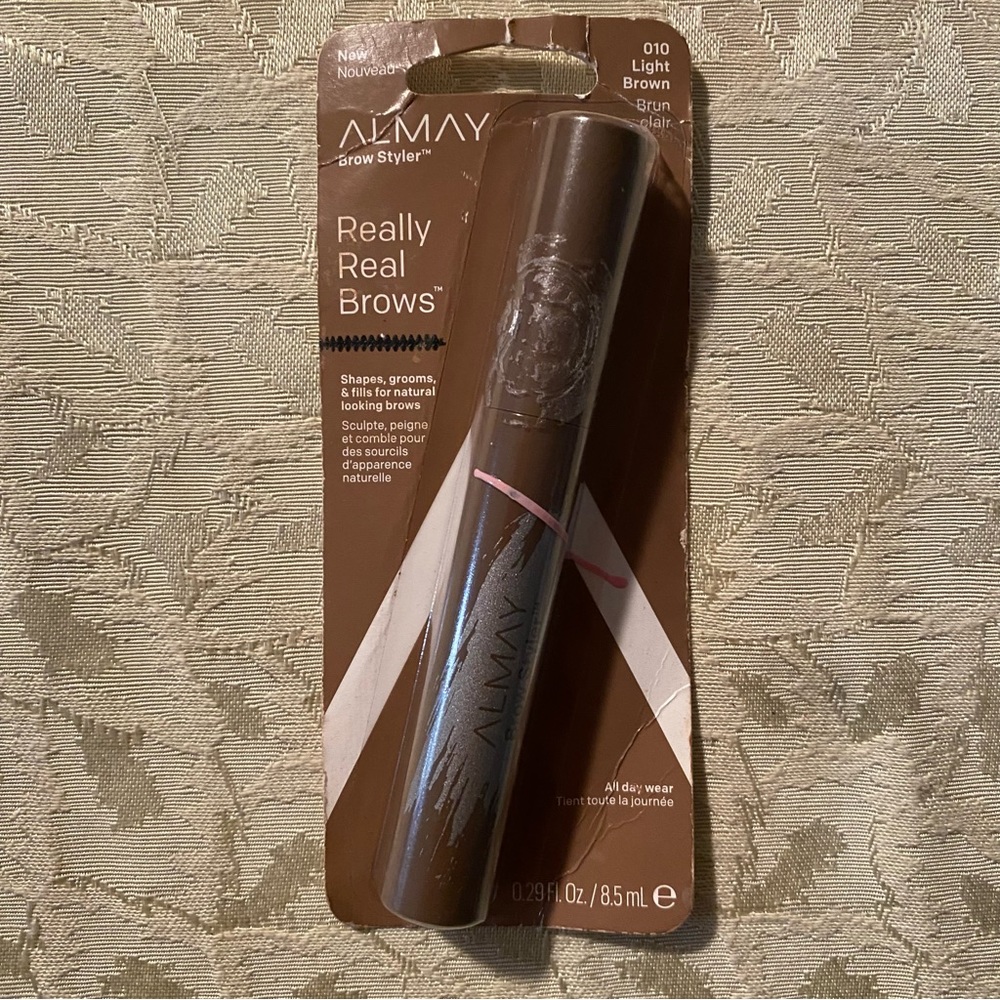 Almay Brow Styler Really Real Brows Shade 010 Light Brown 0.29 Fl Oz